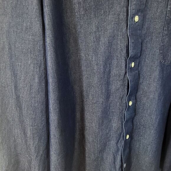 Ralph Lauren Men's Classic Fit Blue Button Down Shirt - Picture 4 of 8
